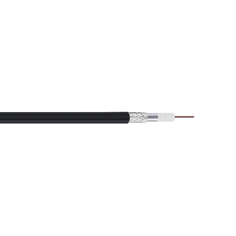 สายโคแอกเซียล HD RF สูญเสียต่ำซีรีส์ RG 75Ω